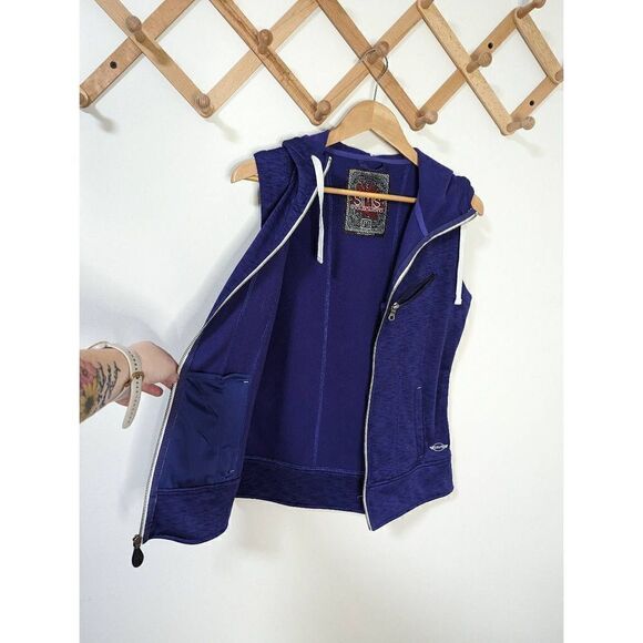 Sims Snowboarding Women's Purple Hooded Winter Sports Base Layer Vest - Size M - Picture 8 of 9